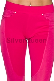 Smarte fuchsia leggings